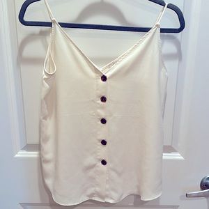 LOFT dressy tank with buttons